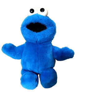 1997 Tyco Tickle Me Cookie Monster Stuffed Plush Toy Sesame Street 16" works